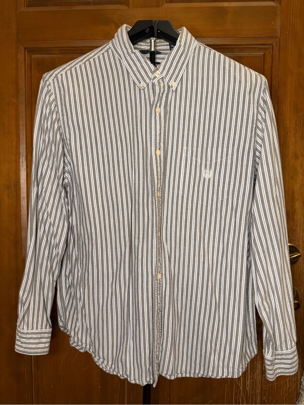 Chaps Men’s XL Striped Button-Down Long Sleeve Shirt